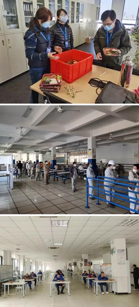 員工就餐：分開、分開、分開